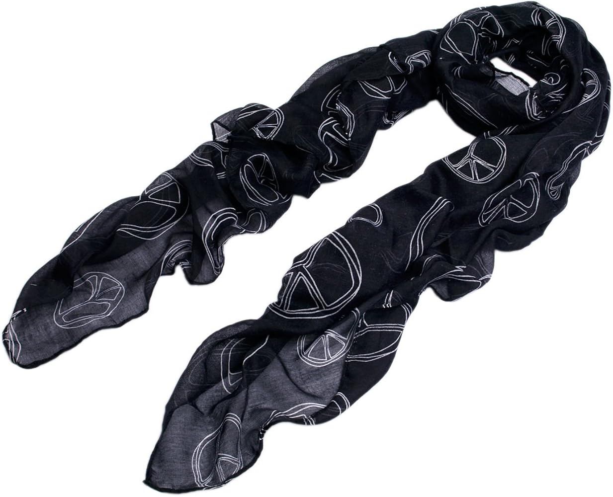 lovelivingproperly スカーフ ブラック LAKOLE（ラコレ） スカーフ バンダナ アソ−ト柄スカーフ「90cm